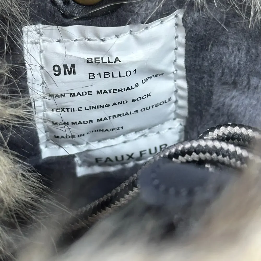 JBU By Jambu Bella‎ Waterproof Faux Fur Trim Boots Size 9